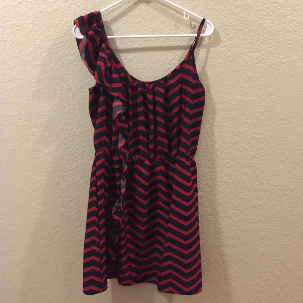 Red & Black Dress